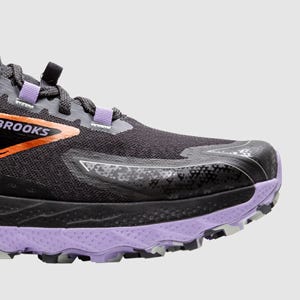 BROOKS CASCADIA 18 (D WIDE) WOMENS EBONY LAVENDER COPPER The