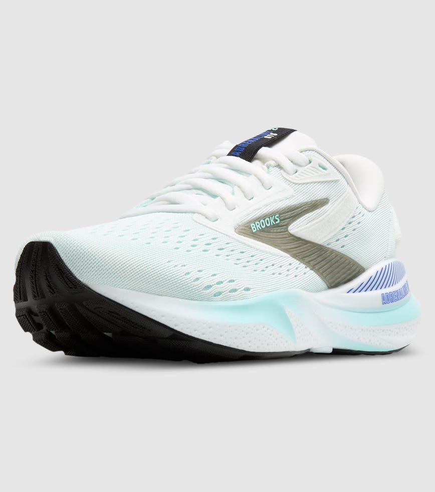 BROOKS ADRENALINE GTS 24 WOMENS WHITE LIMPET SHELL The Athlete's