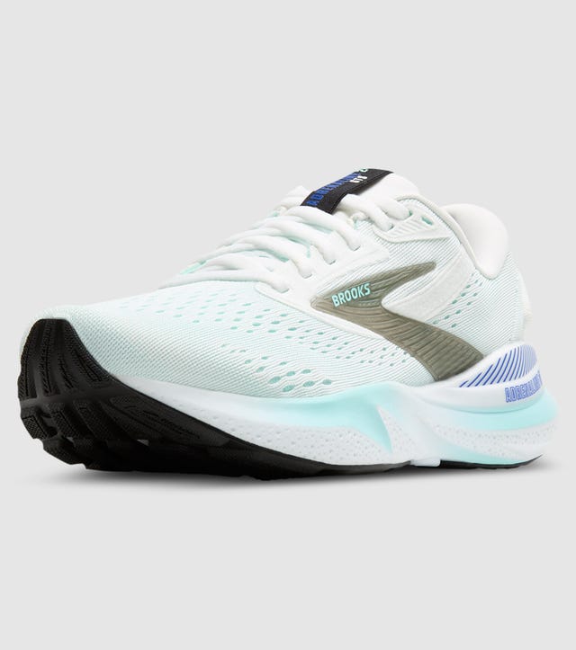 BROOKS ADRENALINE GTS 24 WOMENS WHITE LIMPET SHELL The Athlete's