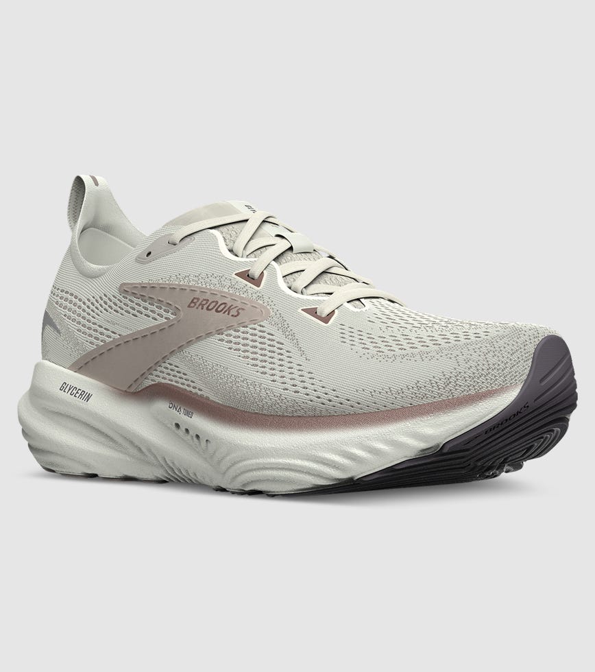 BROOKS GLYCERIN 22 WOMENS COCONUT CHATEAU ROSE | The Athlete's Foot