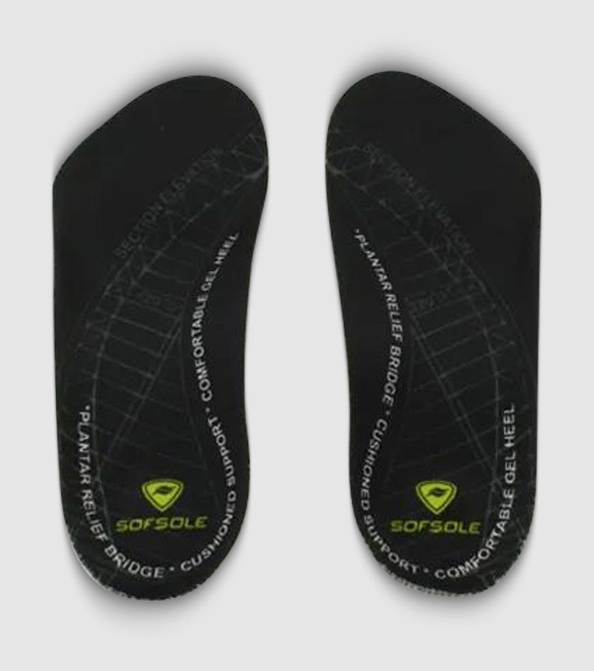 SOF SOLE PLANTAR FASCIITIS 3/4 Shoe Innersoles