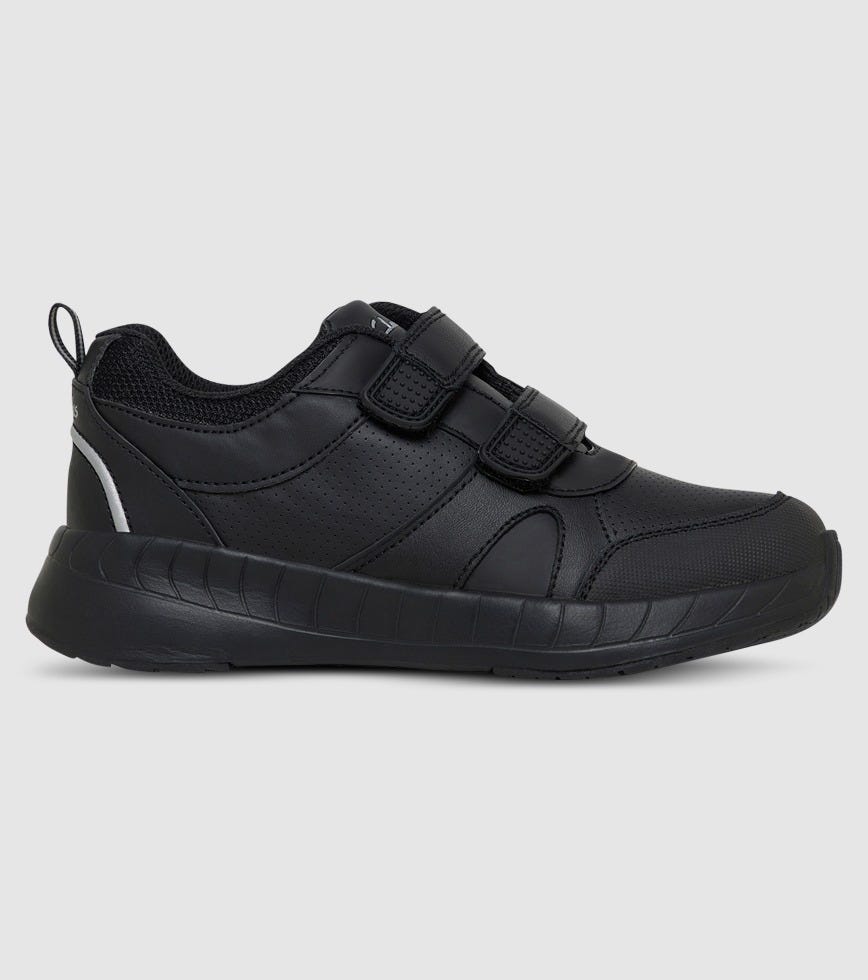 CLARKS HUSTLE (GS) KIDS V-STRAP SCHOOL KIDS