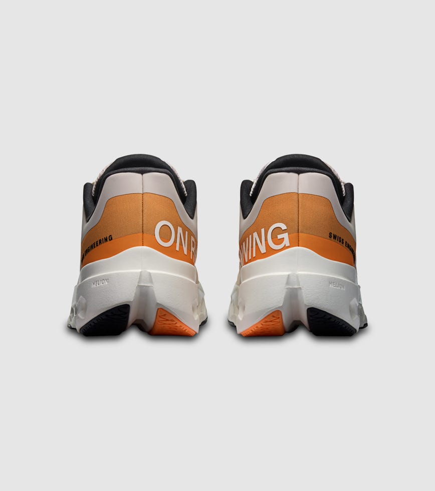NEW WITH BOX On Running Cloudsurfer Next Mens 11.5 Running Shoes Ivory Tangerine ON Mens Cloudsurfer Next - Tangerine/Ivory - Neutral Session  main image 4