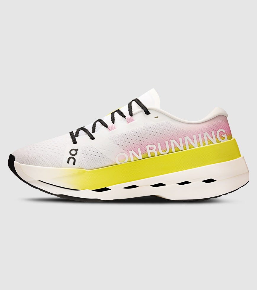 ON CLOUDBOOM MAX MENS LIME RASPBERRY | The Athlete's Foot