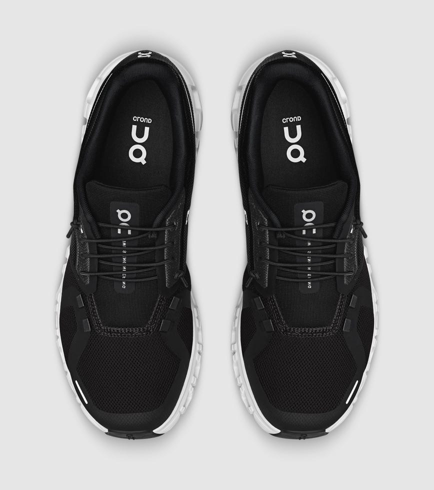 ON CLOUD 6 WOMENS BLACK WHITE | The Athlete's Foot