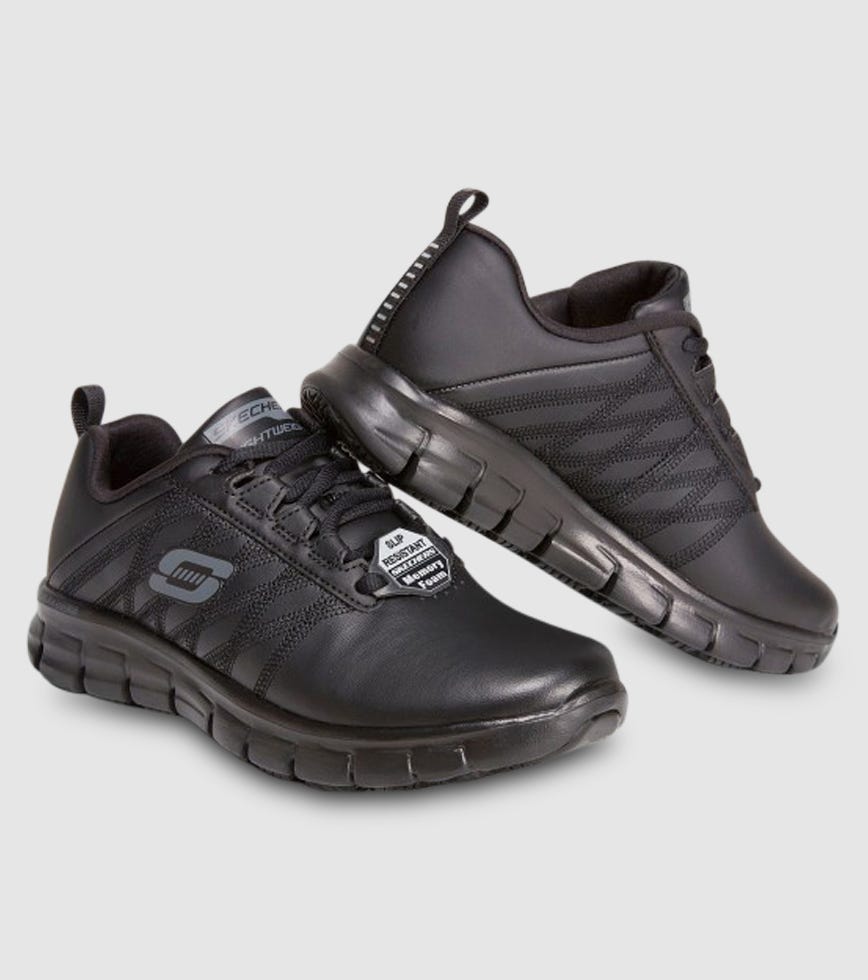 SKECHERS SURE TRACK ERATH WOMENS BLACK The Athlete's Foot