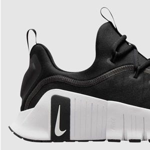 nike free x metcon black white