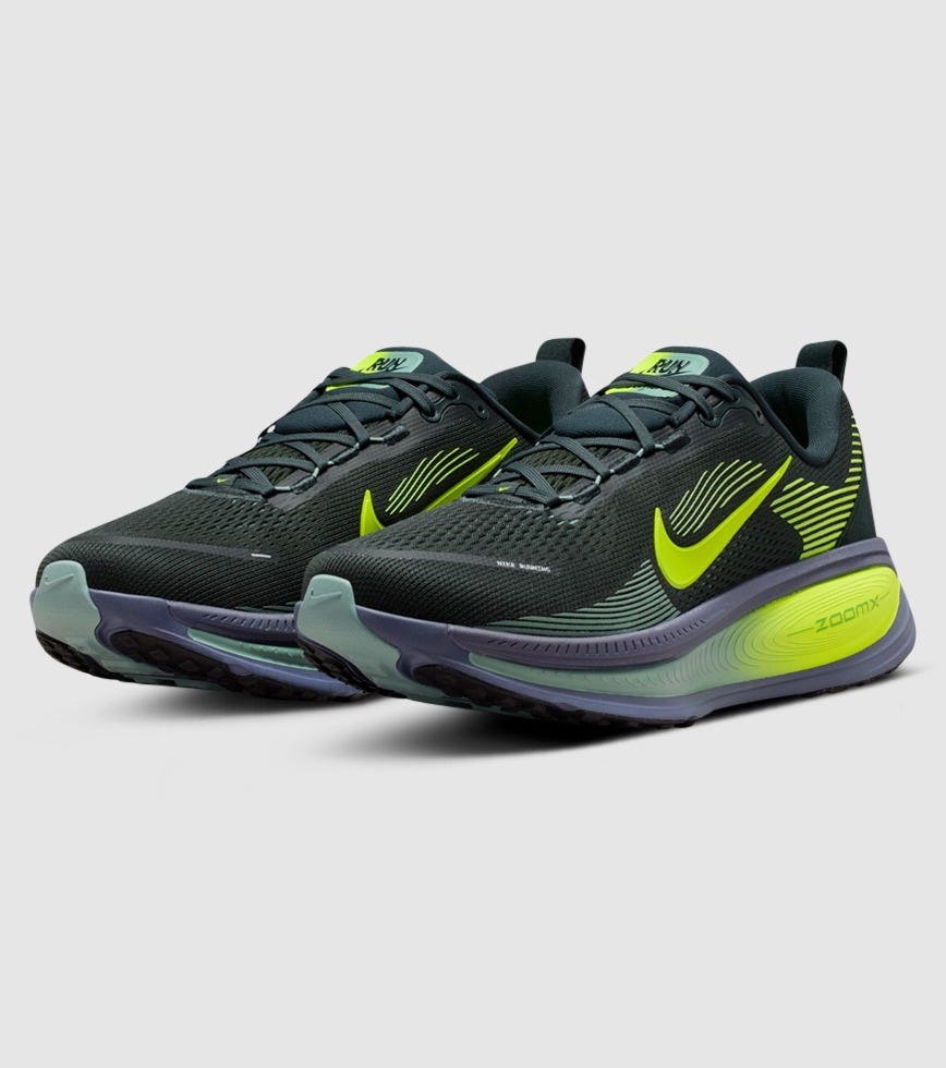 NIKE VOMERO 18 MENS SEAWEED VOLT-CANNON SANDED PURPLE | The  display picture 3