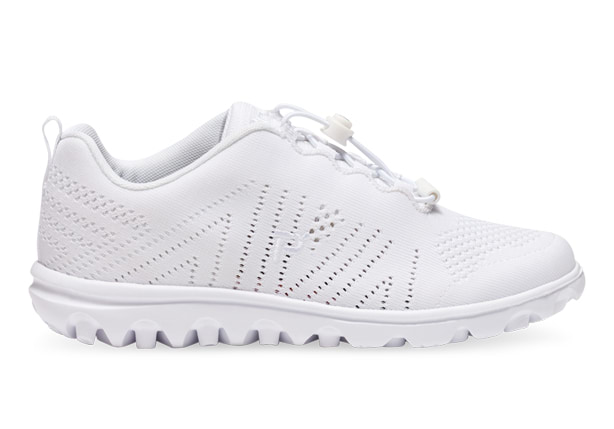 PROPET TRAVELFIT WOMENS TRIPLE WHITE The Athlete s Foot