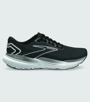 BROOKS GLYCERIN GTS 21 2E WIDE MENS BLACK GREY WHITE The