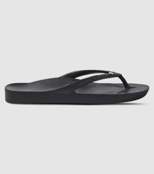ARCHIES ARCH SUPPORT UNISEX THONG BLACK