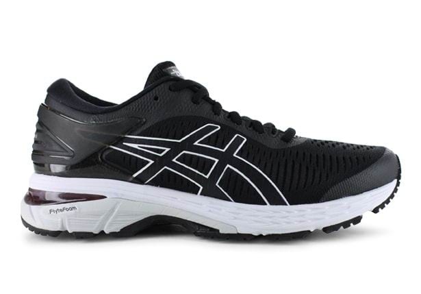 ASICS GEL-KAYANO 25 WOMENS BLACK GLACIER GREY | Grey Womens Supportive Running Shoes ASICS GEL-KAYANO 25 WOMENS BLACK GLACIER GREY | Grey Womens Supportive Running Shoes