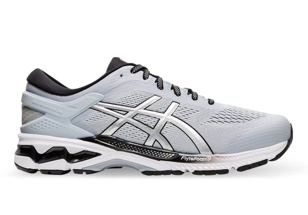 ASICS GEL-KAYANO 26 (4E) MENS PIEDMONT GREY PURE SILVER | The Athlete's Foot