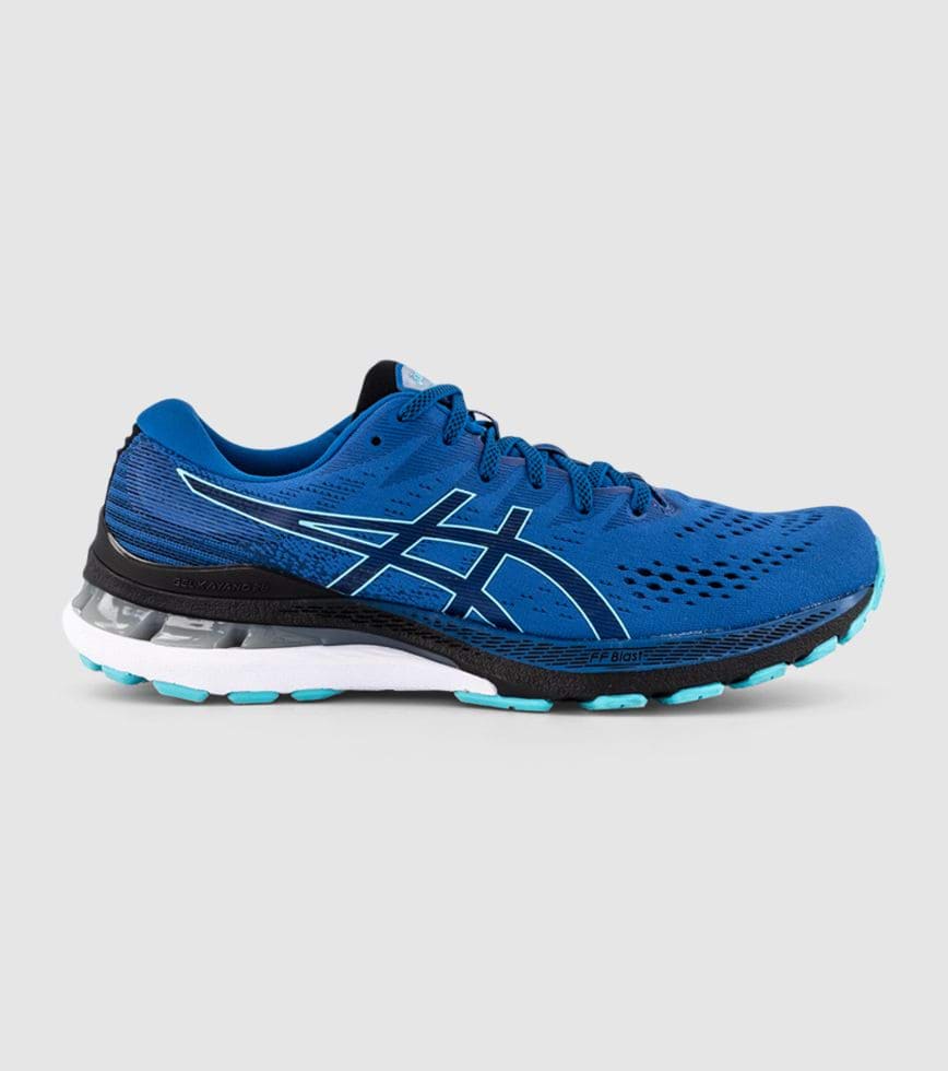 ASICS GEL-KAYANO 28 (2E) MENS DRIVE BLACK The Athlete's Foot