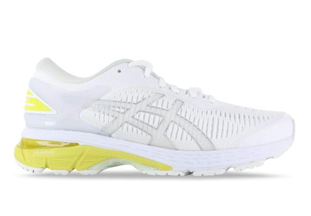 ASICS GEL-KAYANO 25 WOMENS WHITE LEMON 