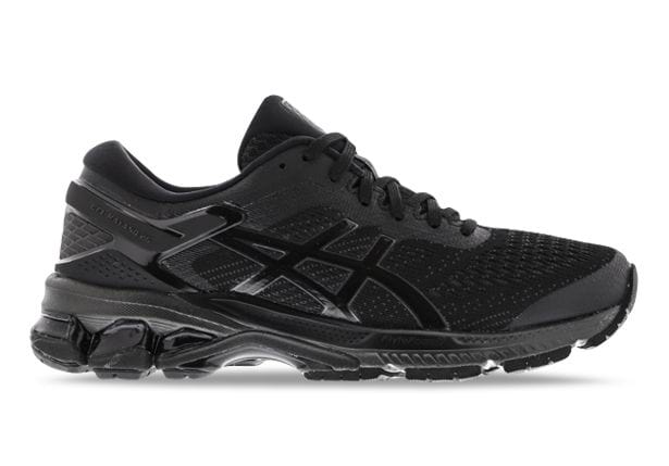 ASICS GEL-KAYANO 26 WOMENS BLACK BLACK 