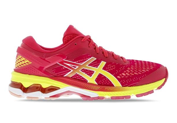 ASICS GEL-KAYANO 26 WOMENS LASER PINK SOUR YUZU | Pink Womens Supportive Running Shoes ASICS GEL-KAYANO 26 WOMENS LASER PINK SOUR YUZU | Pink Womens Supportive Running Shoes