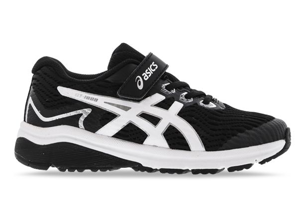 ASICS GT-1000 8 KIDS BLACK | Black Pre-School Boys Running Shoes