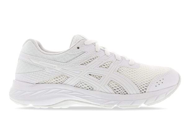 ASICS CONTEND 6 (GS) KIDS WHITE WHITE | Black Pre-School Boys Running Shoes ASICS CONTEND 6 (GS) KIDS WHITE WHITE | Black Pre-School Boys Running Shoes