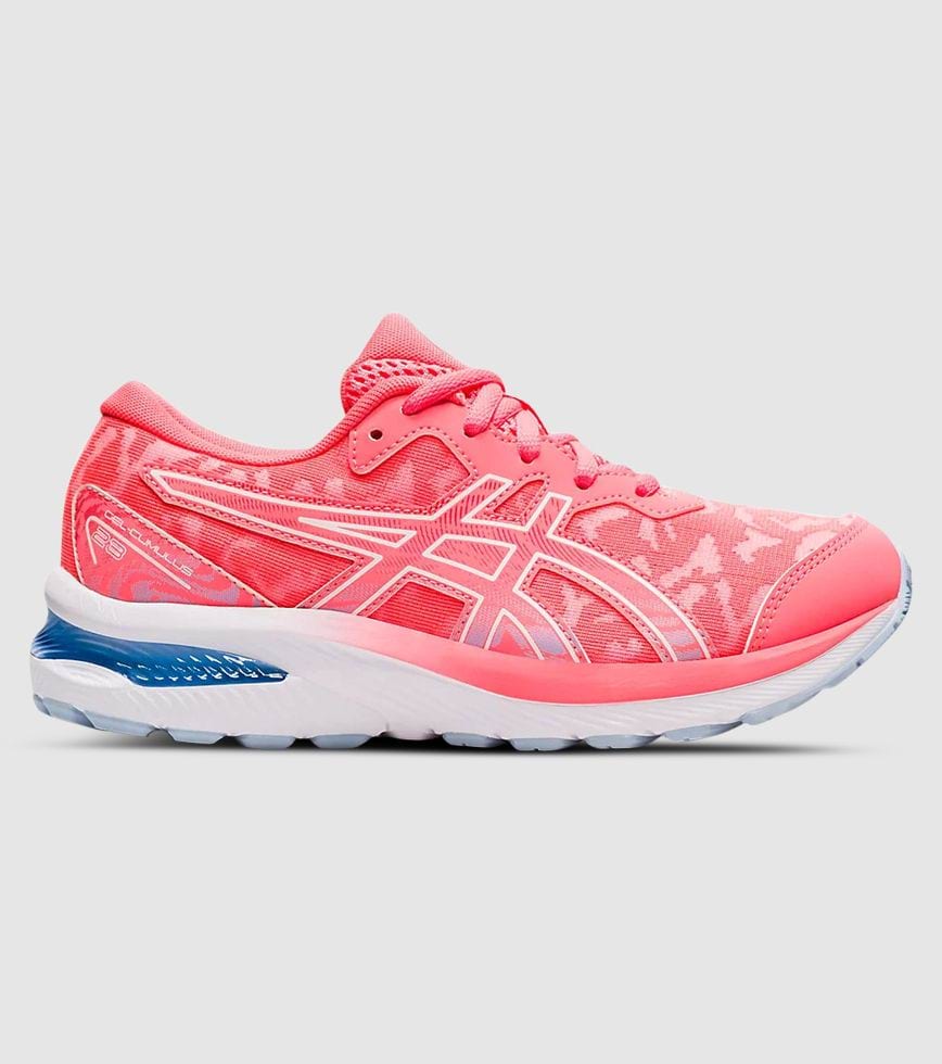 ASICS GEL-CUMULUS 23 (GS) KIDS BLAZING CORAL WHITE | The Athlete's Foot