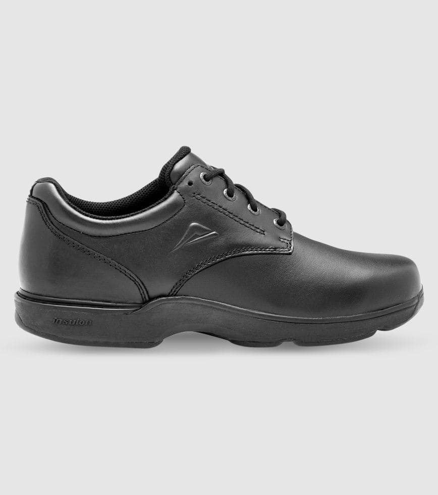 APEX WIDE) MENS BLACK | Black Mens Formal School Shoes