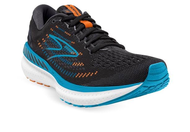 BROOKS GLYCERIN GTS 19 MENS BLACK BLUE