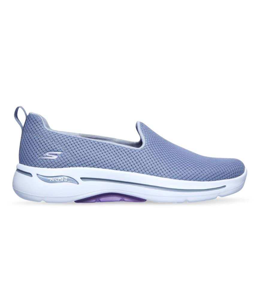 debat Spædbarn analysere SKECHERS GO WALK ARCH FIT GRATEFUL WOMENS GREY LAVENDER | The Athlete's Foot