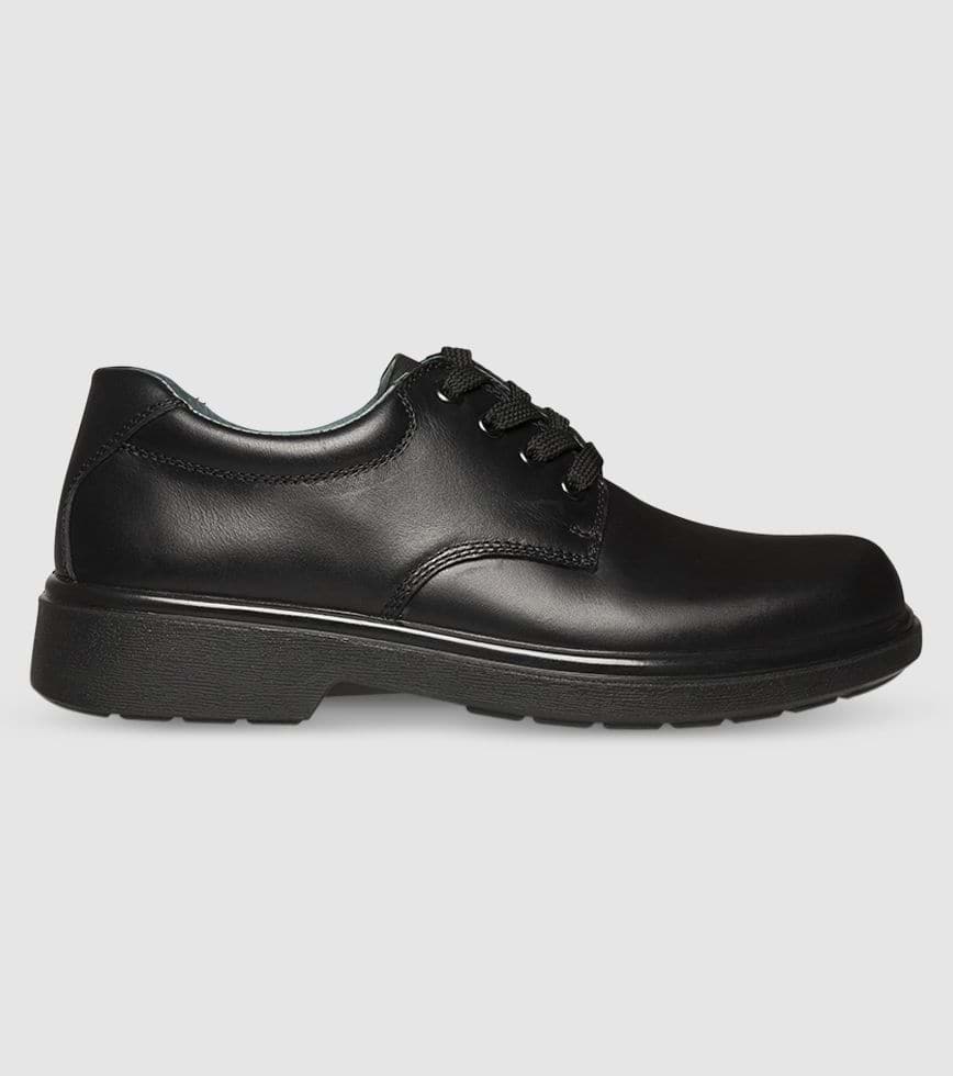 cajón complemento innovación CLARKS DAYTONA (EXTRA NARROW) SENIOR BLACK | Black Mens Formal School Shoes