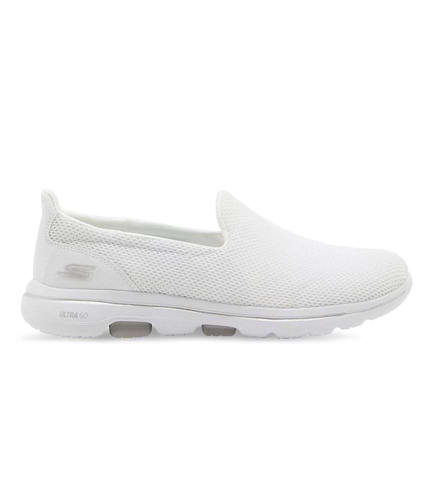 GO WALK 5 WOMENS WHITE | The Athlete's Foot