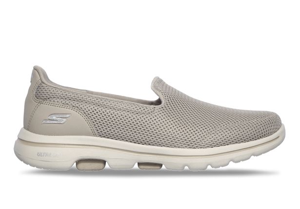 SKECHERS GO WALK TAUPE | White Shoes