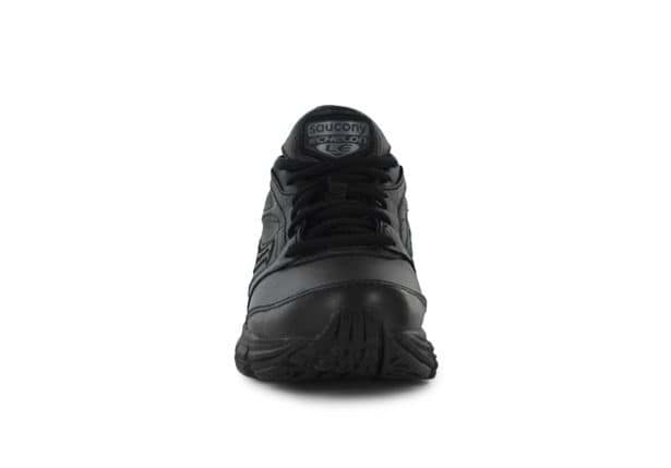 saucony black leather shoes