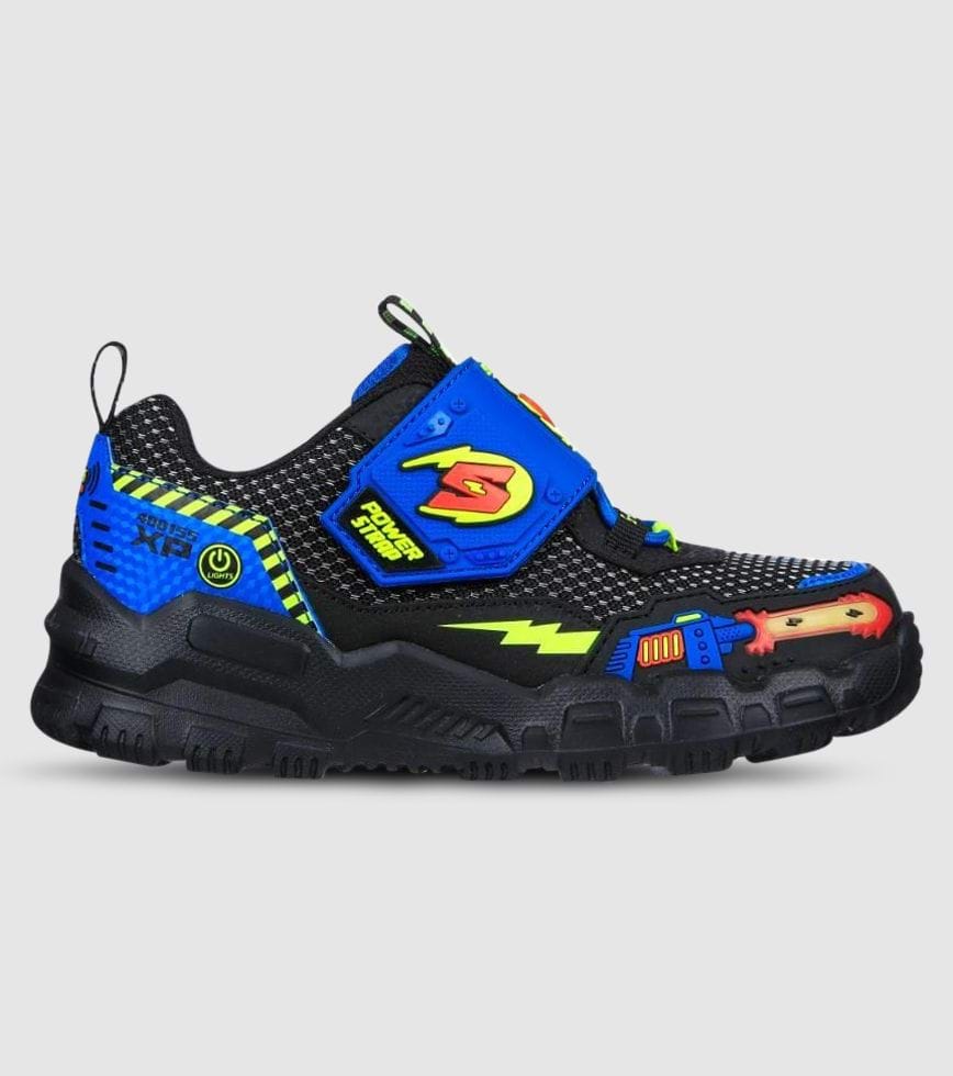SKECHERS ADVENTURE TRACK (PS) KIDS BLACK LIME | The Athlete's
