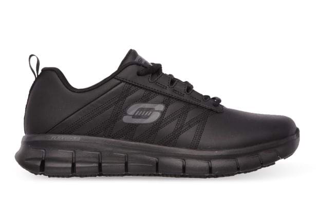 SKECHERS TRACK ERATH WOMENS BLACK | The Athlete's Foot