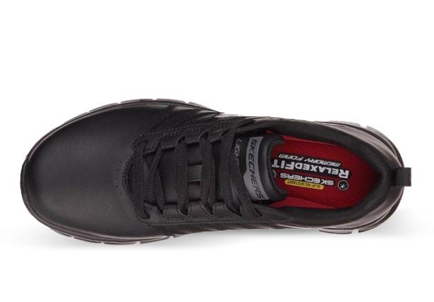 skechers work relaxed fit sure track erath slip resistant