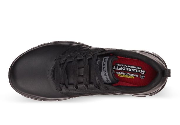 SKECHERS TRACK ERATH WOMENS BLACK | The Athlete's Foot