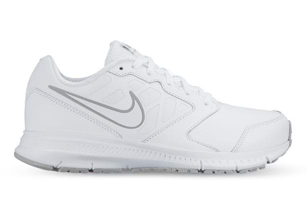 NIKE DOWNSHIFTER 6 (GS) WHITE WHITE-WOLF GREY | Athlete's Foot