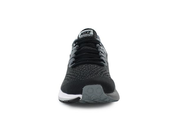 NIKE AIR ZOOM STRUCTURE 20 WOMENS BLACK WHITE | Black Womens Supportive Shoes