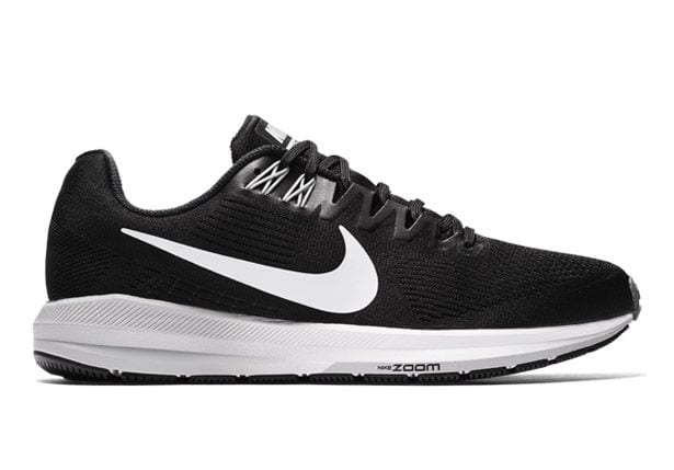 Novia Más lejano nieve NIKE AIR ZOOM STRUCTURE 21 MENS BLACK WHITE | Black Mens Supportive Running  Shoes