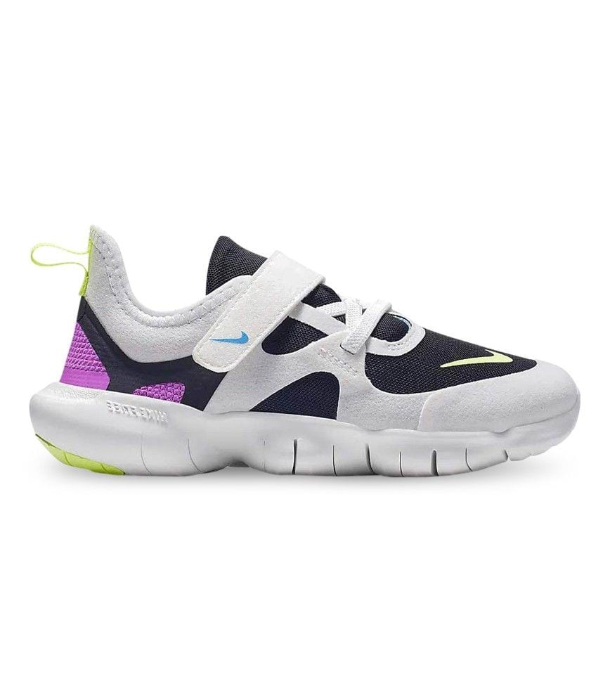 FREE (PS) KIDS WHITE VOLT GLOW BLACK BLUE HERO | The Athlete's Foot