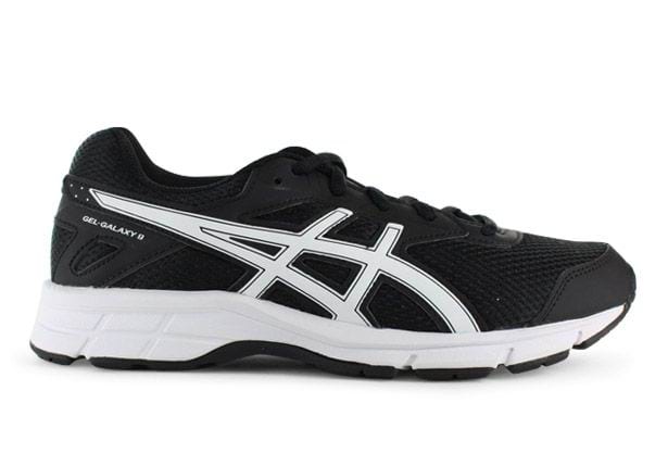 ASICS GEL-GALAXY 9 GS KIDS BLACK WHITE | Grade-School & Senior Boys Running Shoes
