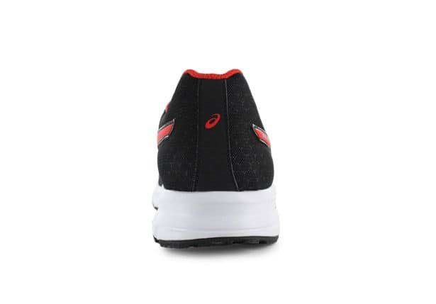 ASICS PATRIOT 9 GS BLACK FIERY RED WHITE Black Grade-School & Senior Boys Running Shoes