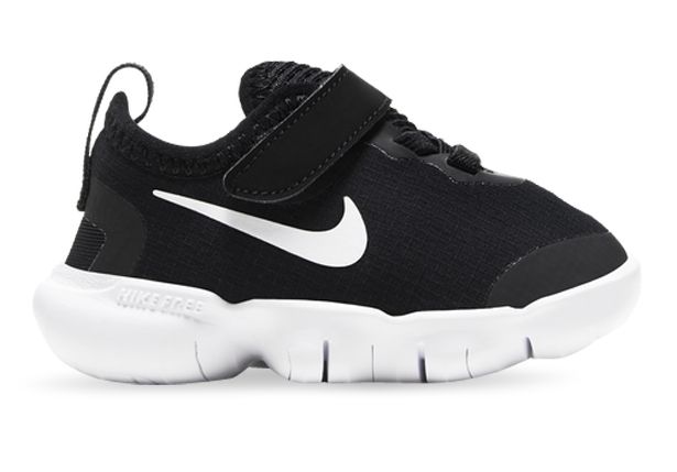 NIKE FREE RUN 5.0 KIDS BLACK WHITE ANTHRACITE | The Athlete's Foot