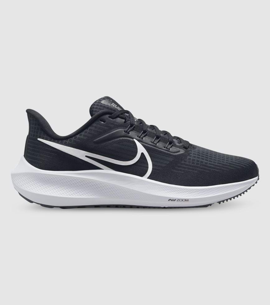 NIKE AIR ZOOM PEGASUS (D) WOMENS BLACK WHITE DARK SMOKE GREY | The Athlete's Foot