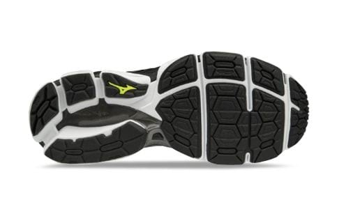 MIZUNO WAVE HORIZON 3 MENS BLACK SAFETY YELLOW | Black Mens Supportive Running Shoes MIZUNO WAVE HORIZON 3 MENS BLACK SAFETY YELLOW | Black Mens Supportive Running Shoes