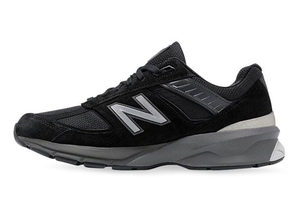 NEW BALANCE 990 V5 (2E) MENS BLACK SILVER | The Athlete's Foot