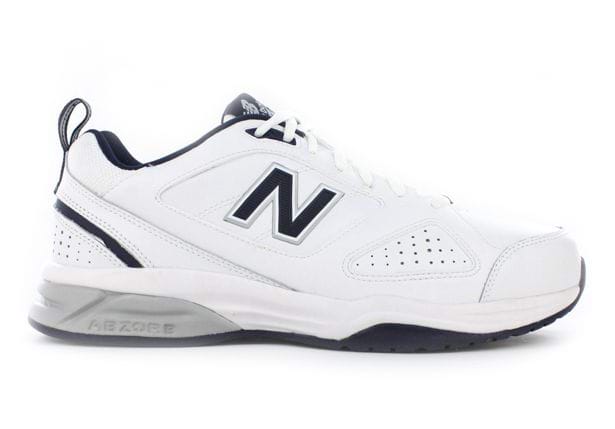NEW BALANCE 624 (4E) MENS WHITE NAVY | The Athlete's Foot