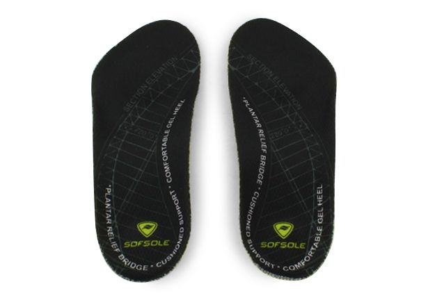 SOF SOLE PLANTAR FASCIITIS 3/4 | Shoe Innersoles