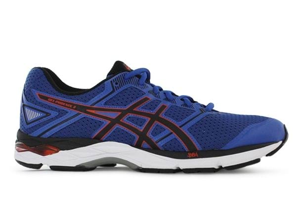 ASICS GEL-PHOENIX 6 MENS IMPERIAL BLACK CHERRY TOMATO | Blue Supportive Running Shoes