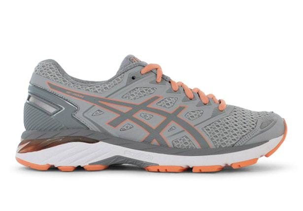 ASICS 5 (D) WOMENS STONE GREY | Grey Womens Supportive Running Shoes
