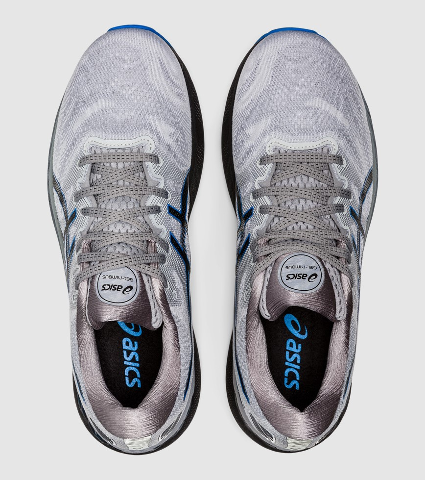 ASICS GEL NIMBUS 23 MENS PIEDMONT GREY ELECTRIC BLUE The Athlete s Foot
